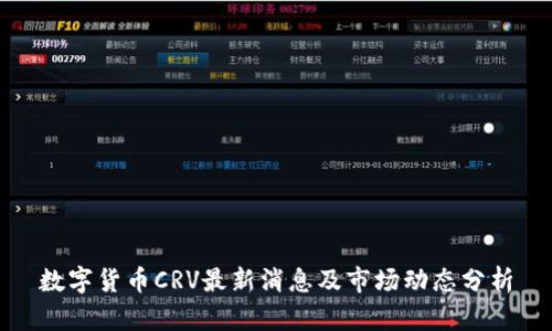 数字货币CRV最新消息及市场动态分析