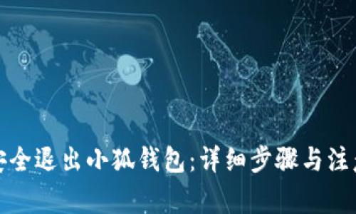 如何安全退出小狐钱包：详细步骤与注意事项